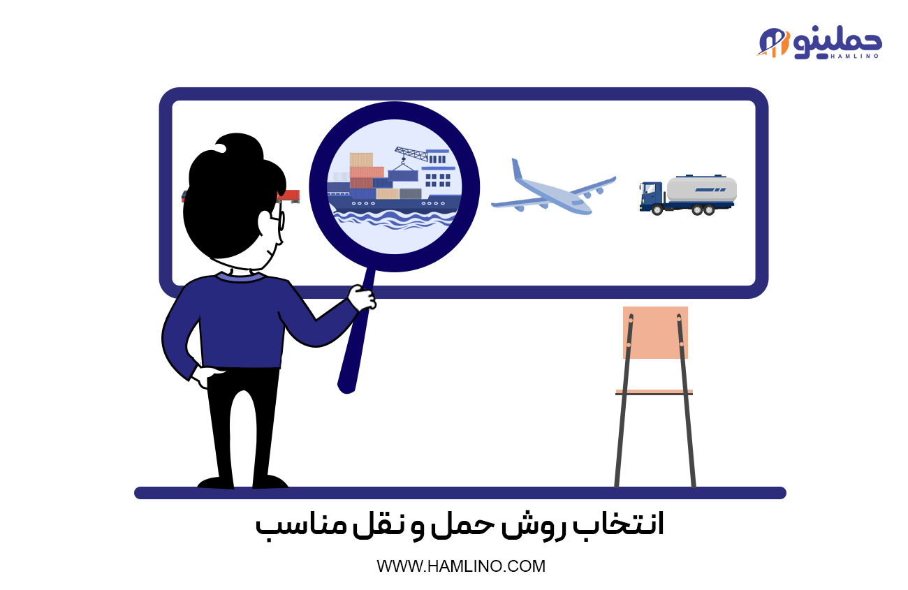 انتخاب روش حمل و نقل مناسب